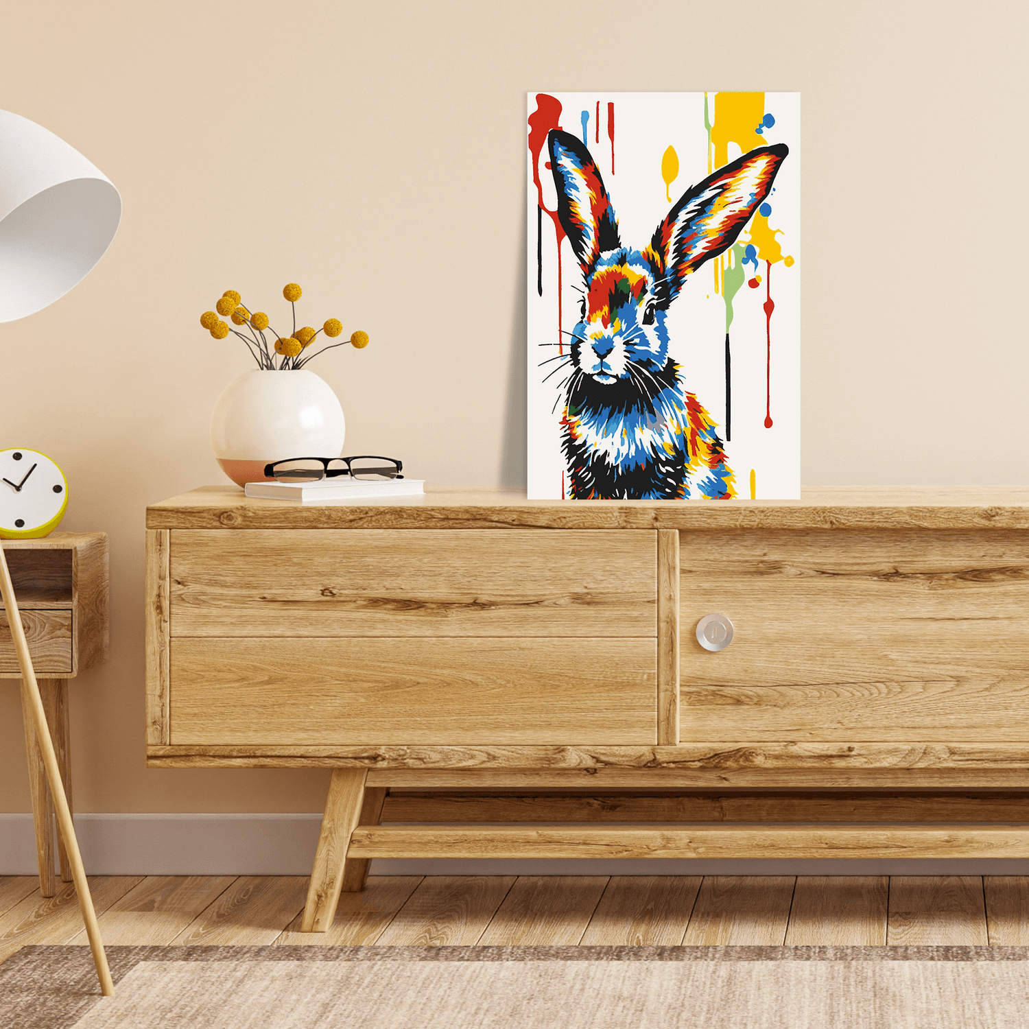 Malen nach Zahlen - Hase Hans