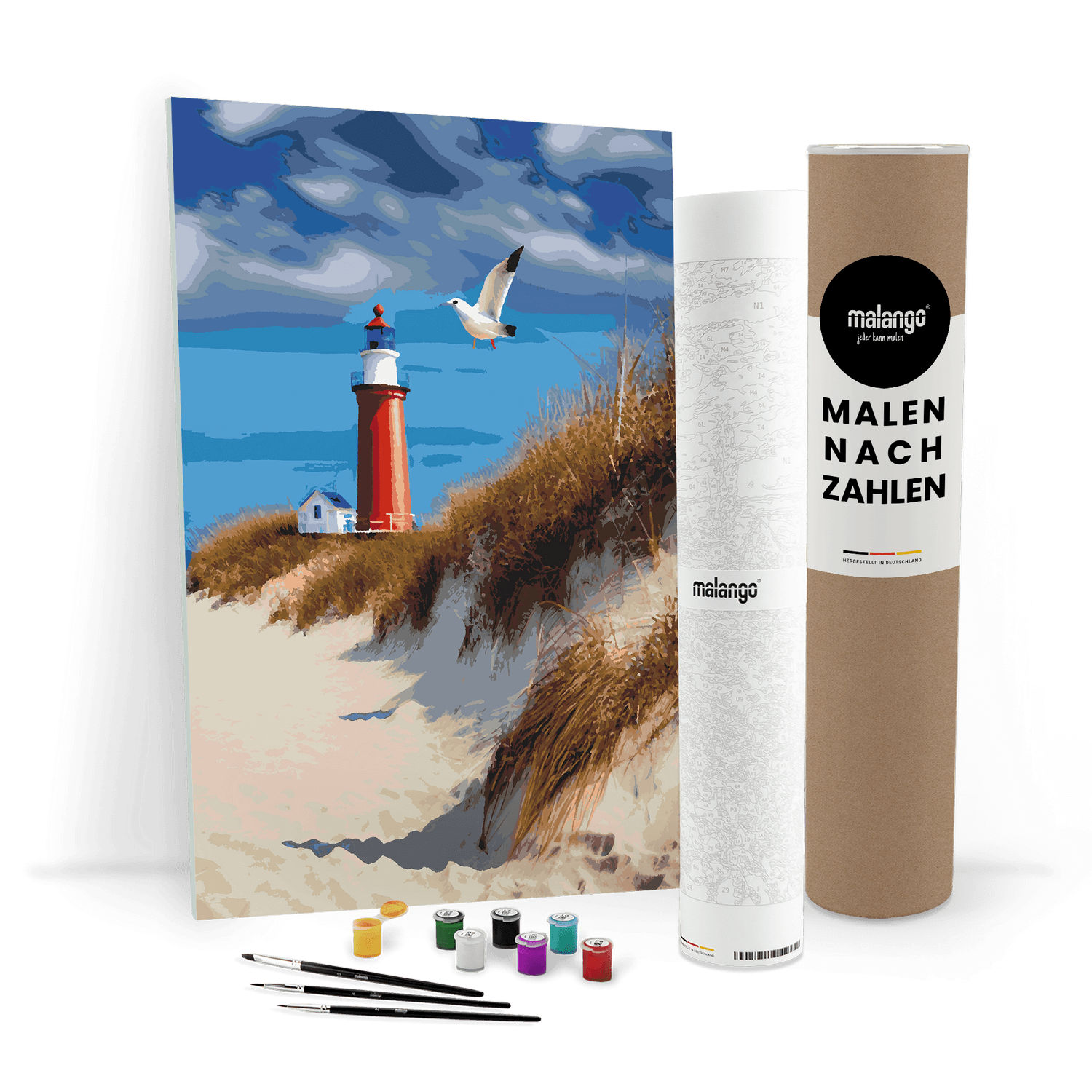 Malen nach Zahlen - Leuchtturm schöne Aussicht