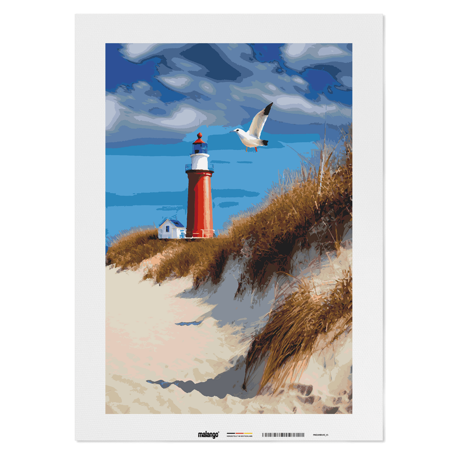 Malen nach Zahlen - Leuchtturm schöne Aussicht