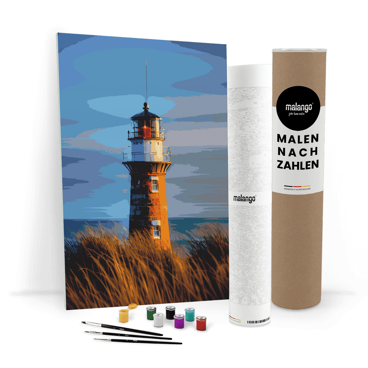 Malen nach Zahlen - Leuchtturm weiter Blick