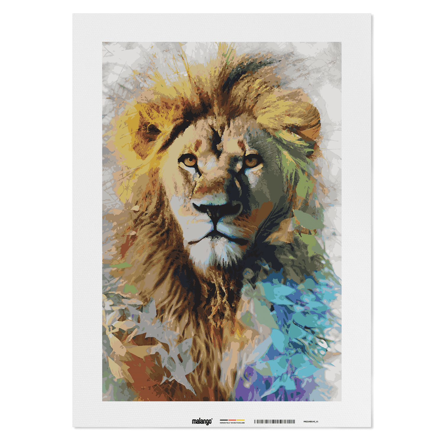 Malen nach Zahlen - Löwe Lion