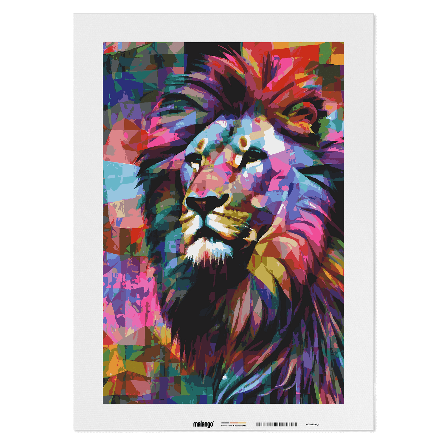 Malen nach Zahlen - Löwe Ludwig