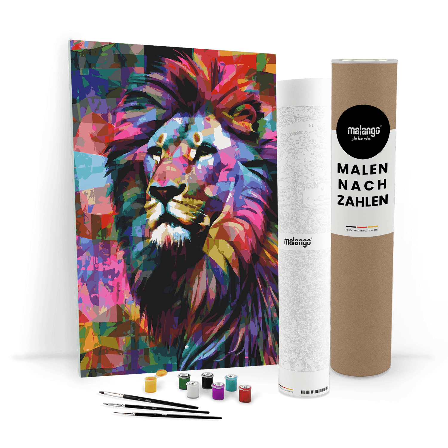 Malen nach Zahlen - Löwe Ludwig