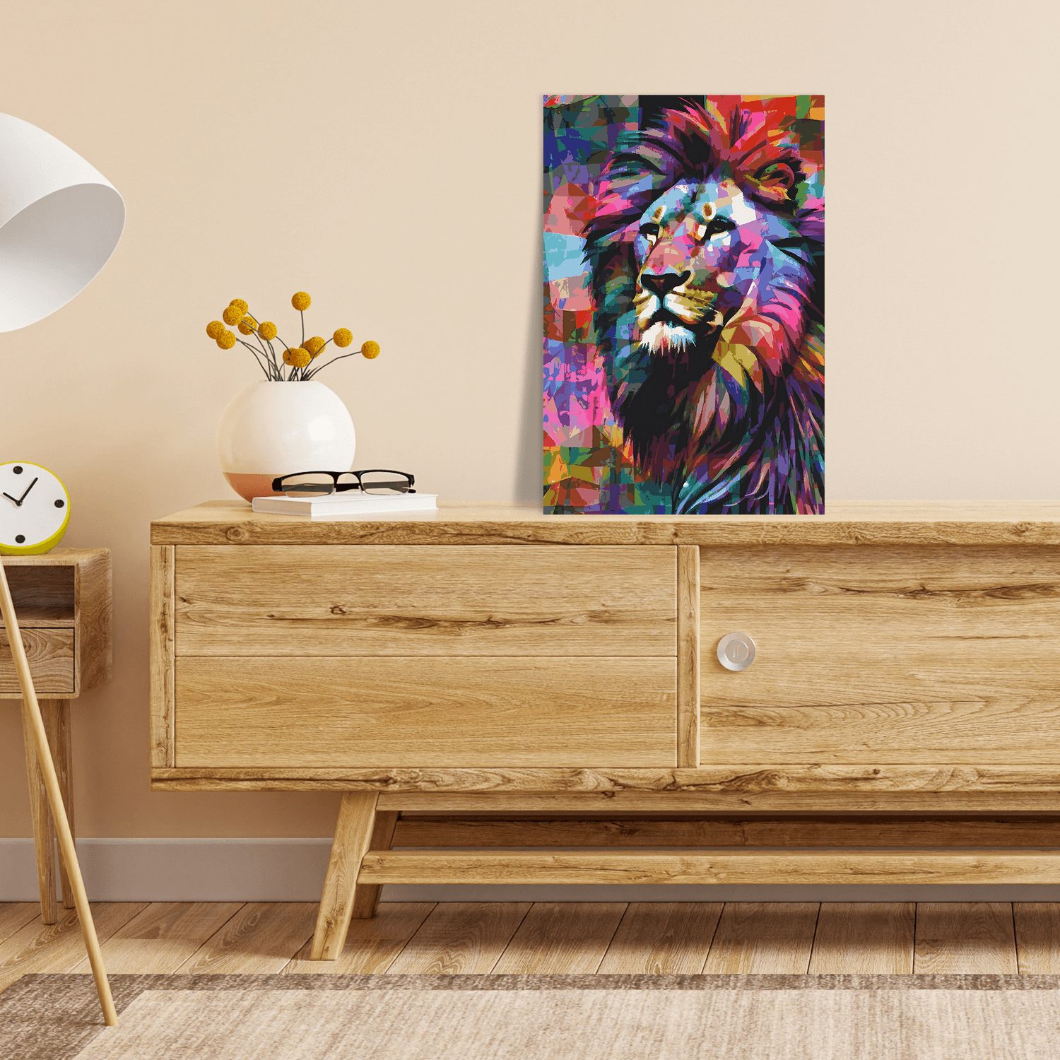 Malen nach Zahlen - Löwe Ludwig