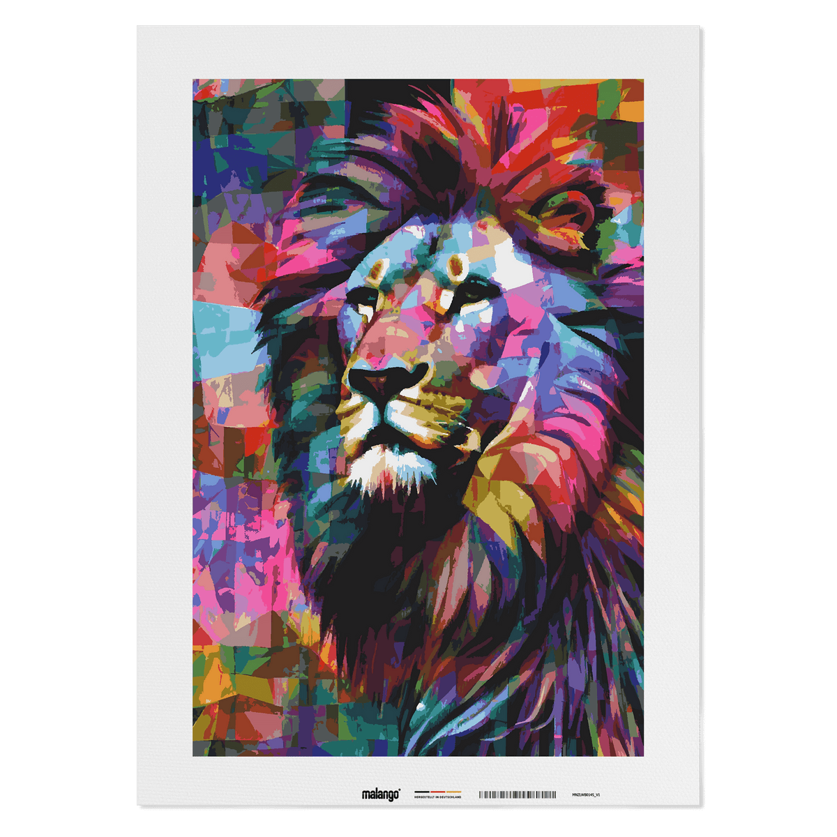 Malen nach Zahlen - Löwe Ludwig