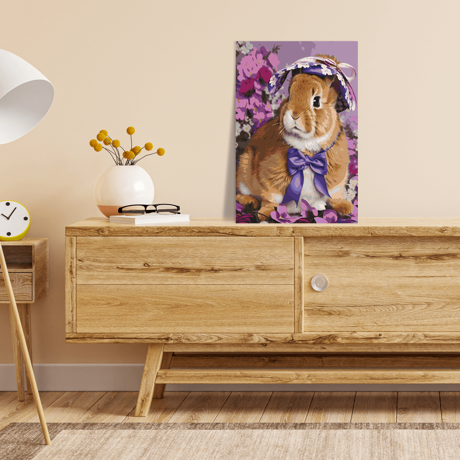 Malen nach Zahlen - Osterhase Ophelia