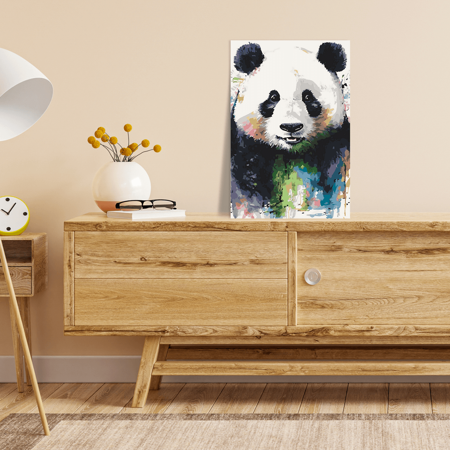 Malen nach Zahlen - Panda Paula