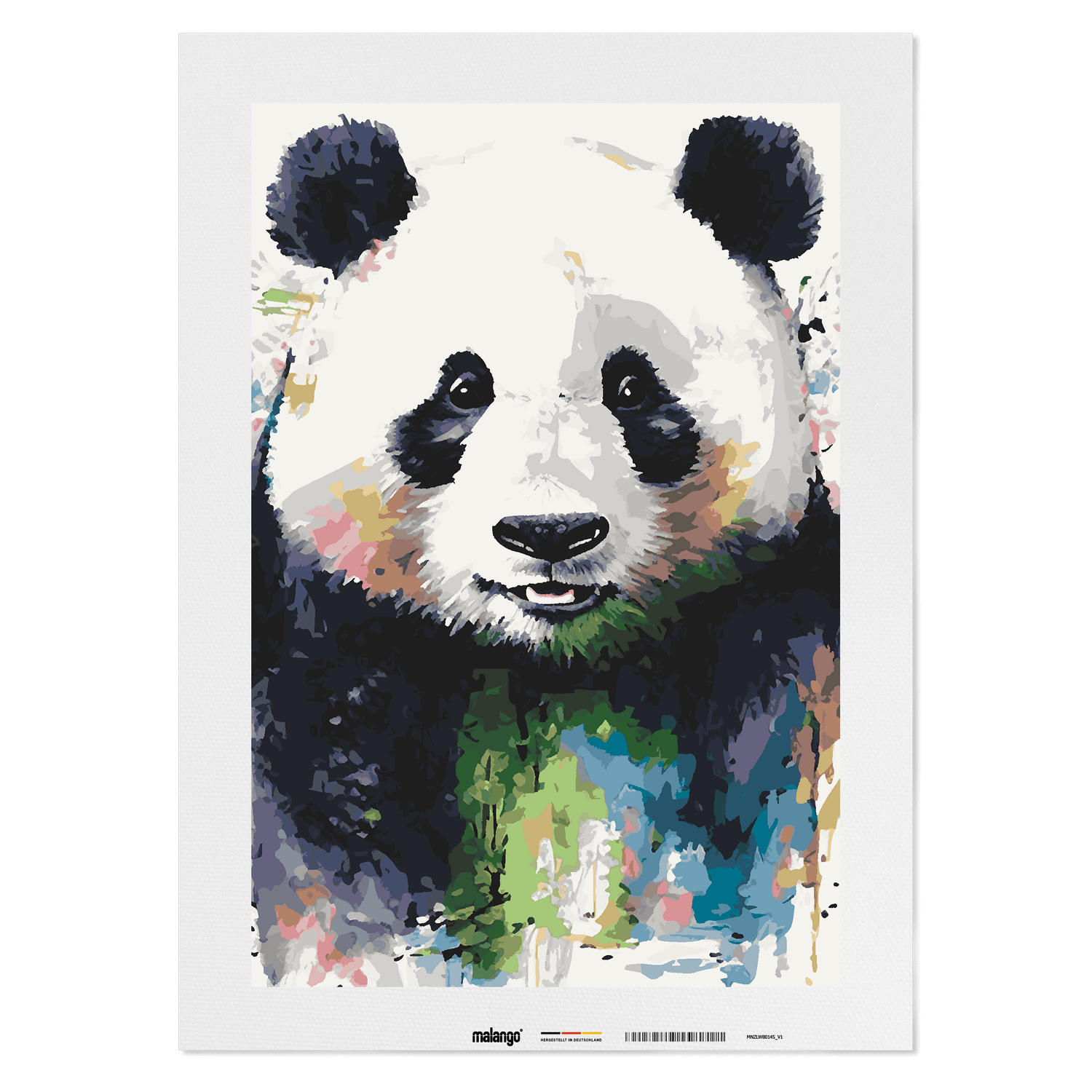 Malen nach Zahlen - Panda Paula
