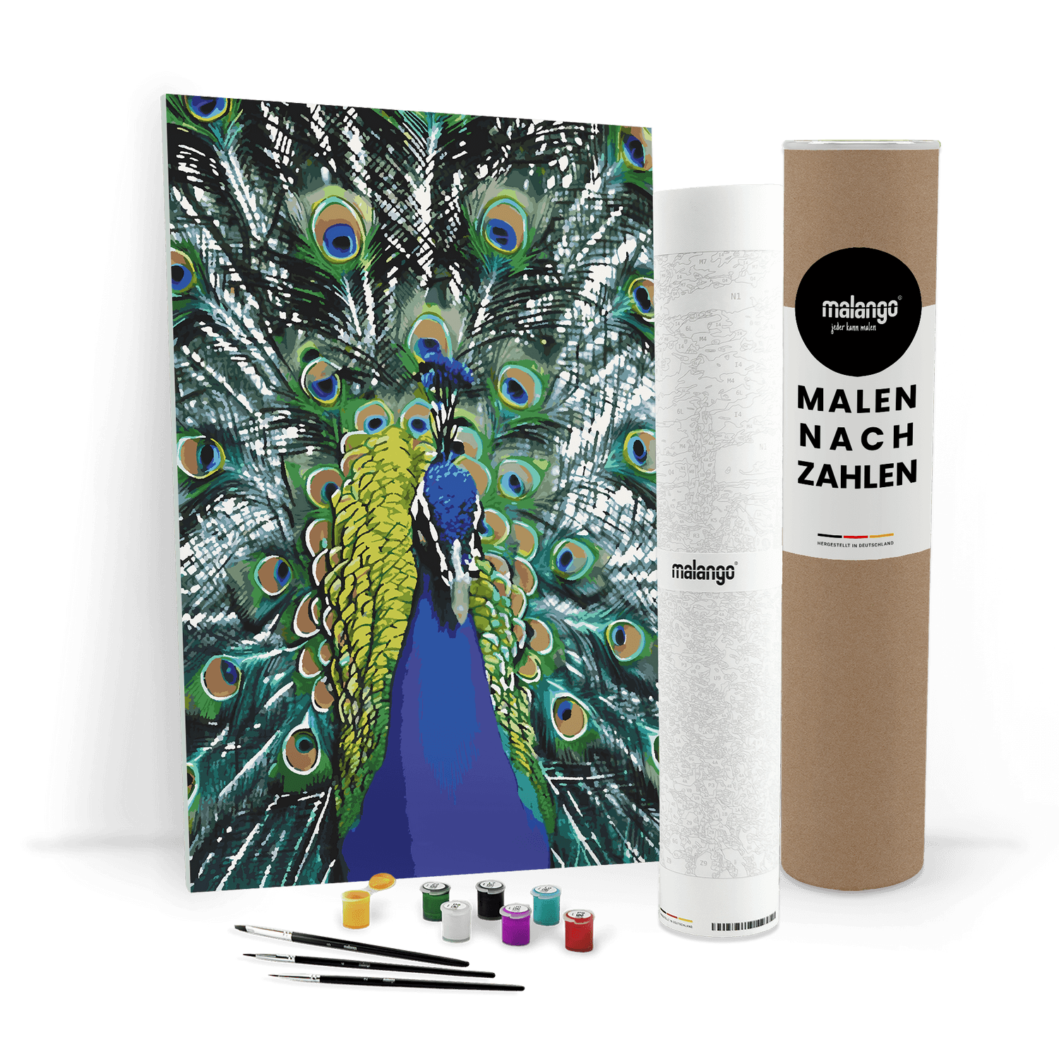 Malen nach Zahlen - Pfau Philippe