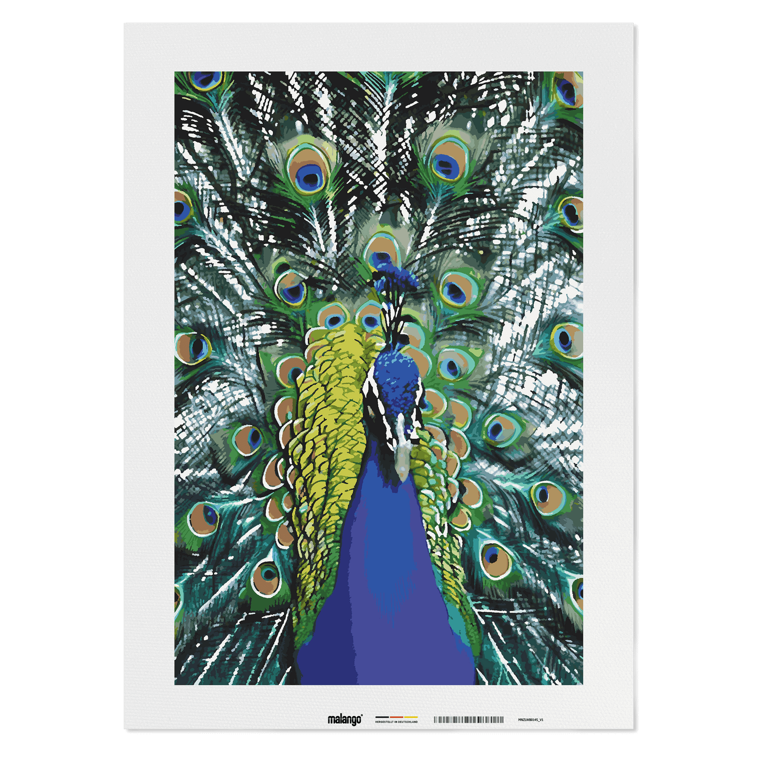 Malen nach Zahlen - Pfau Philippe