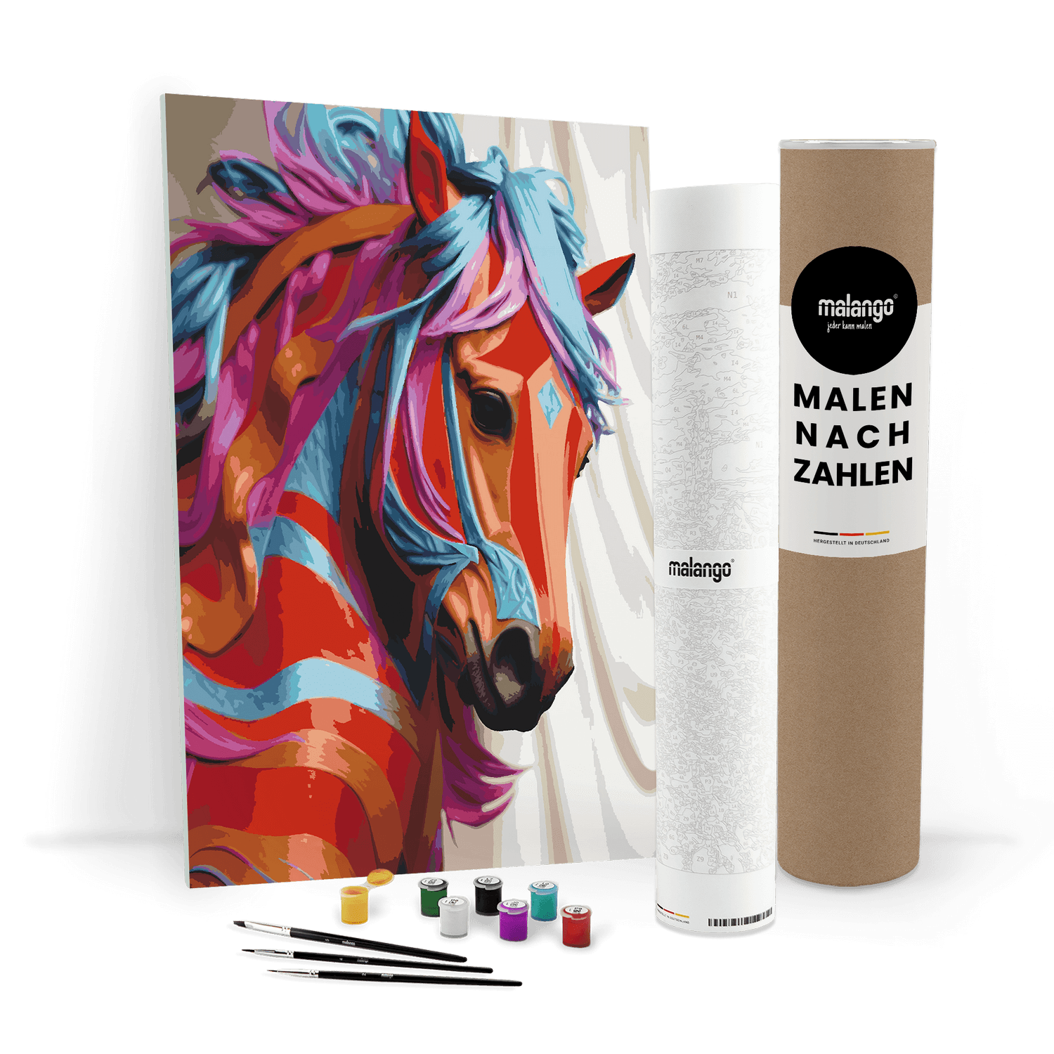 Malen nach Zahlen - Pferd Pamina