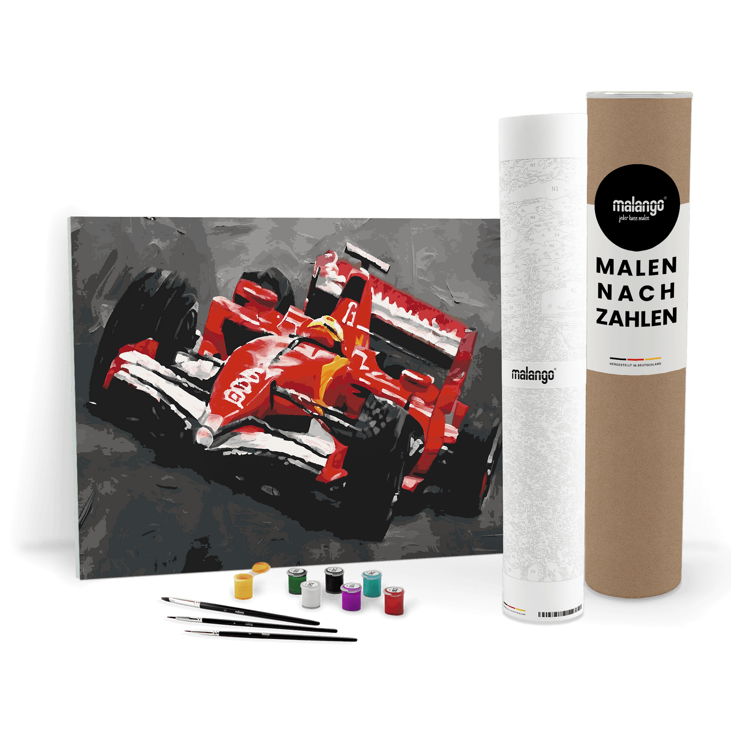Malen nach Zahlen - Rennauto No. 2