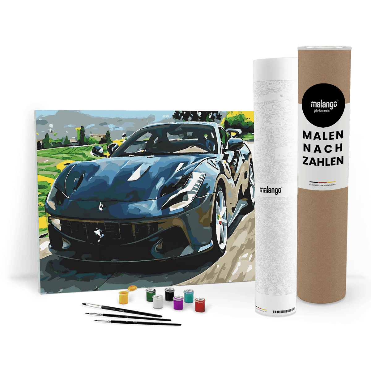 Malen nach Zahlen - Sportwagen