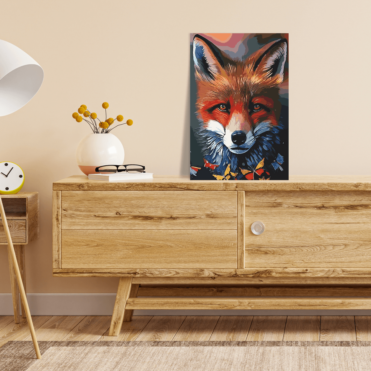 Malen nach Zahlen - Fuchs Frieda