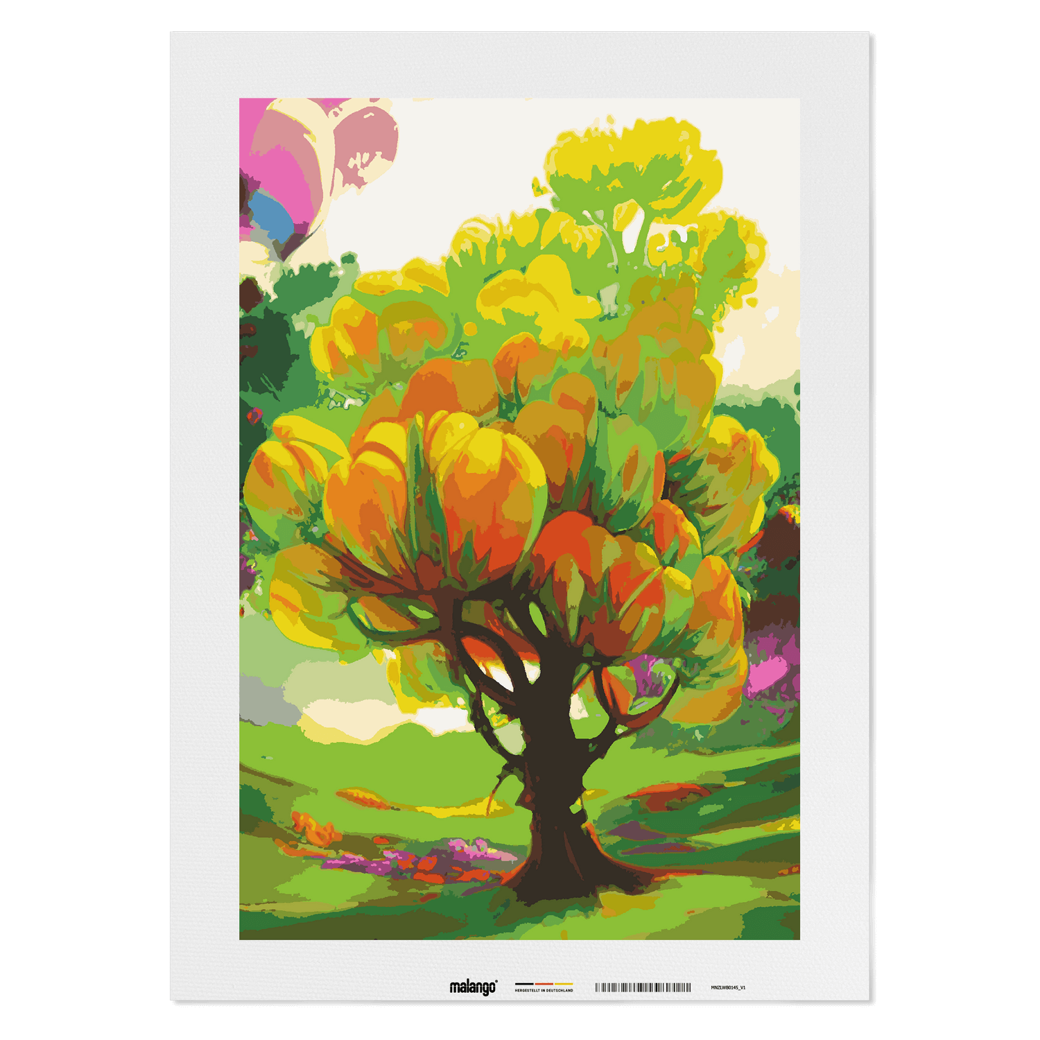 Malen nach Zahlen - Isabellas Blumenbaum