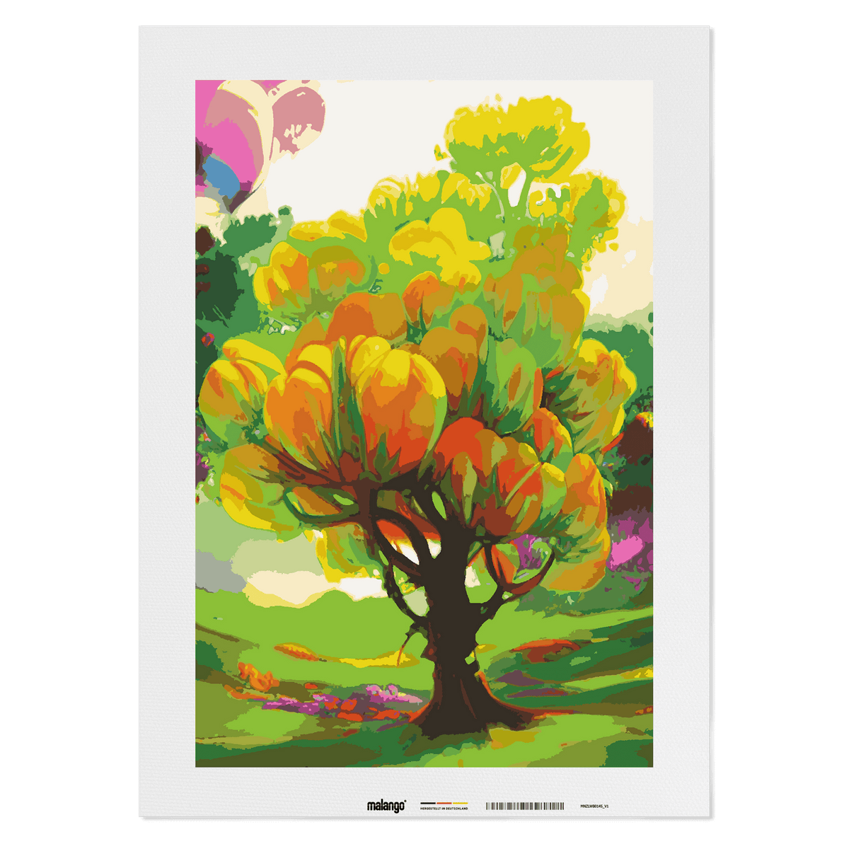 Malen nach Zahlen - Isabellas Blumenbaum