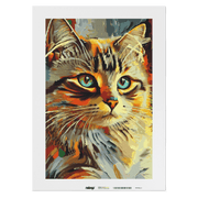 Malen nach Zahlen - Katze Kimba modern