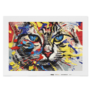 Malen nach Zahlen - Katze Kira modern
