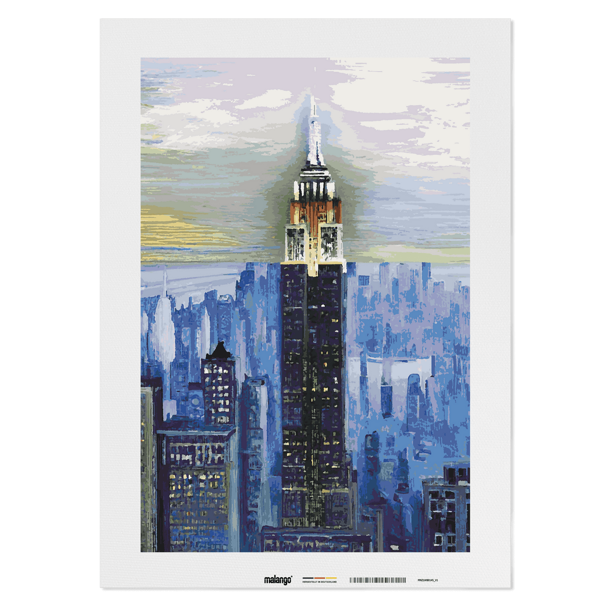 Malen nach Zahlen - New York Empire State Building