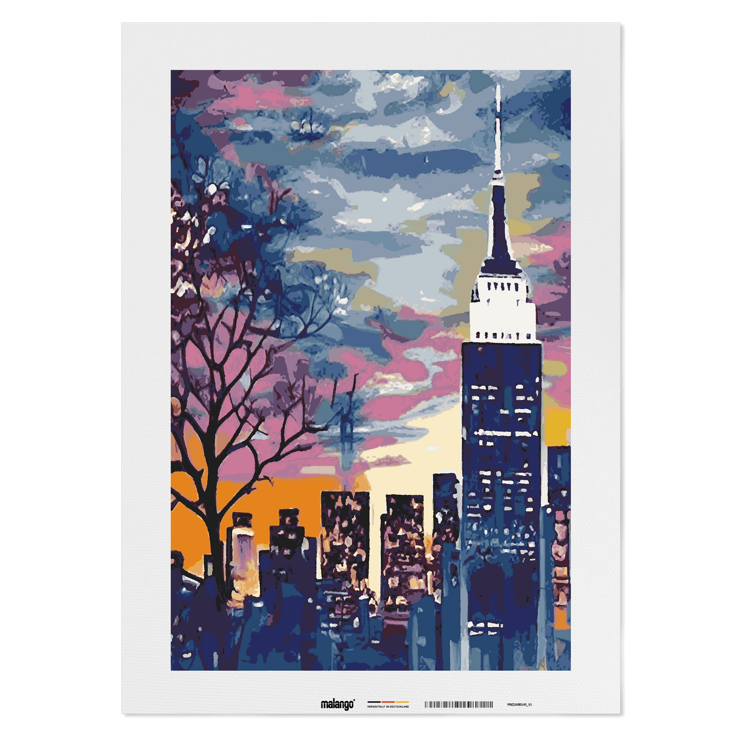 Malen nach Zahlen - New York im Herbst