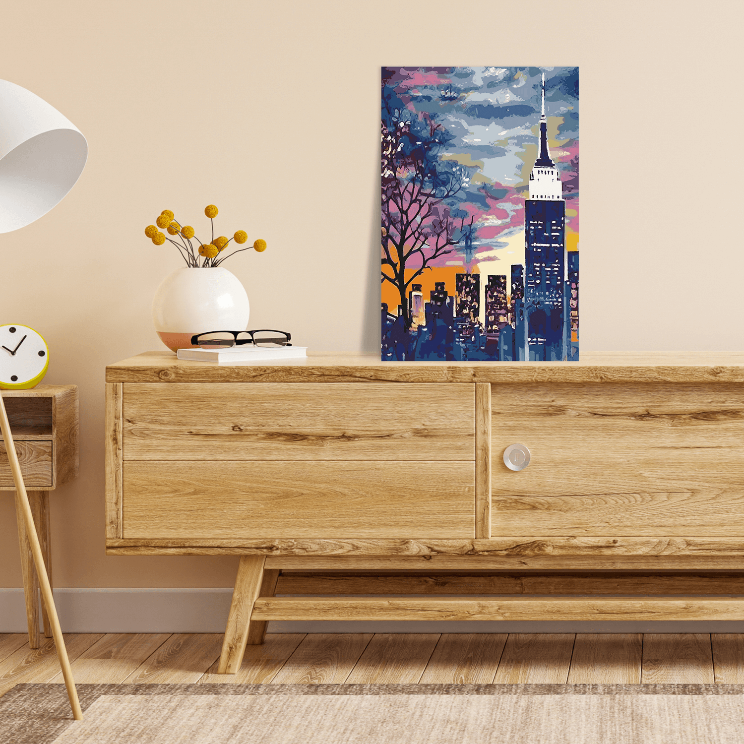 Malen nach Zahlen - New York im Herbst