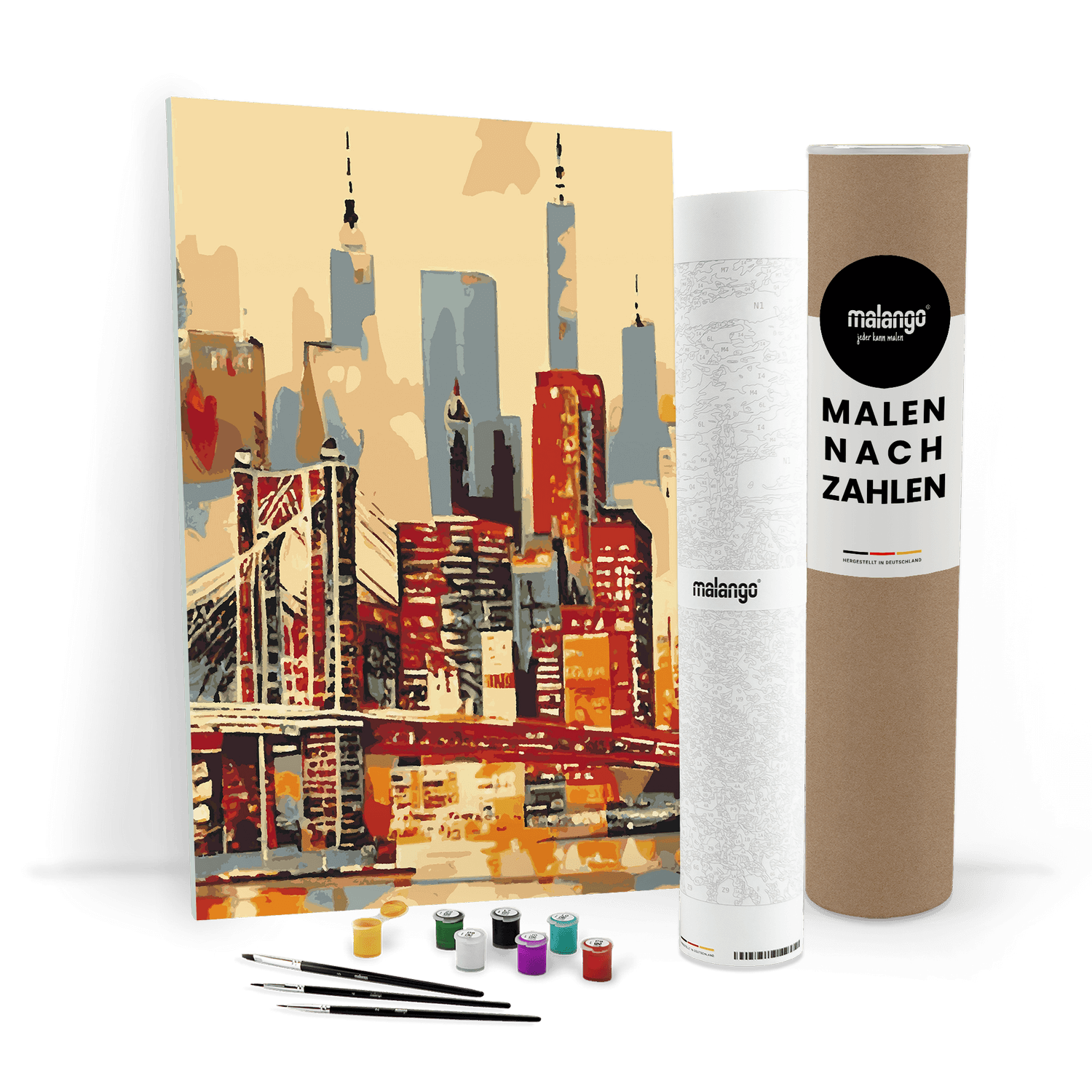 Malen nach Zahlen - New York Skyline expression