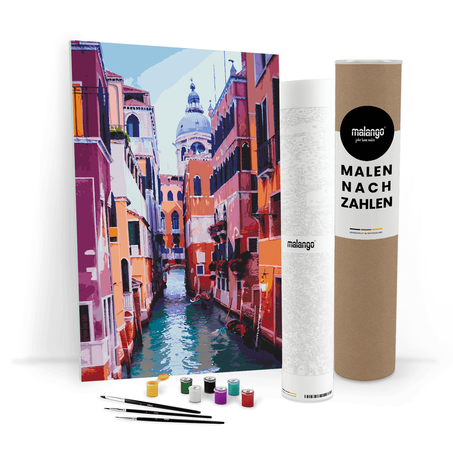 Malen nach Zahlen - Piccolo Canale in Venedig