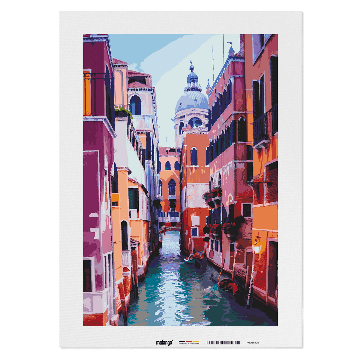 Malen nach Zahlen - Piccolo Canale in Venedig