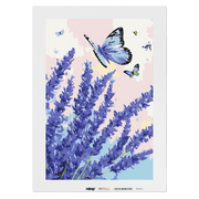Malen nach Zahlen - Schmetterlinge am Lavendel