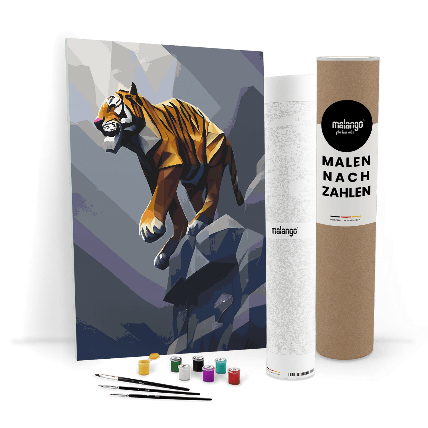 Malen nach Zahlen - Tiger Taddäus