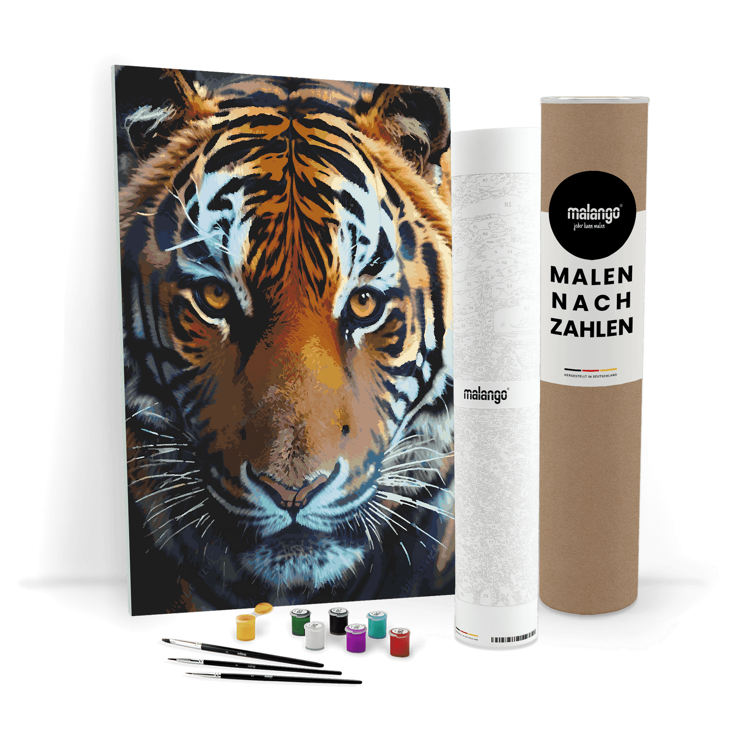 Malen nach Zahlen - Tiger Talha