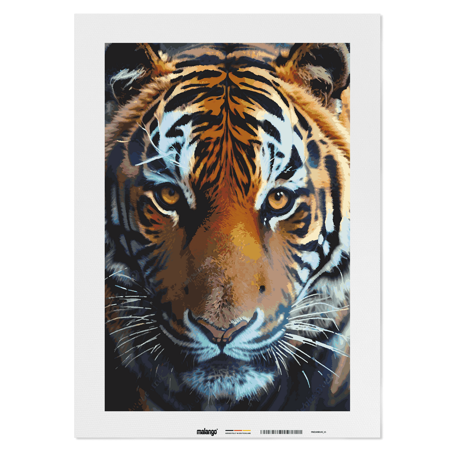 Malen nach Zahlen - Tiger Talha