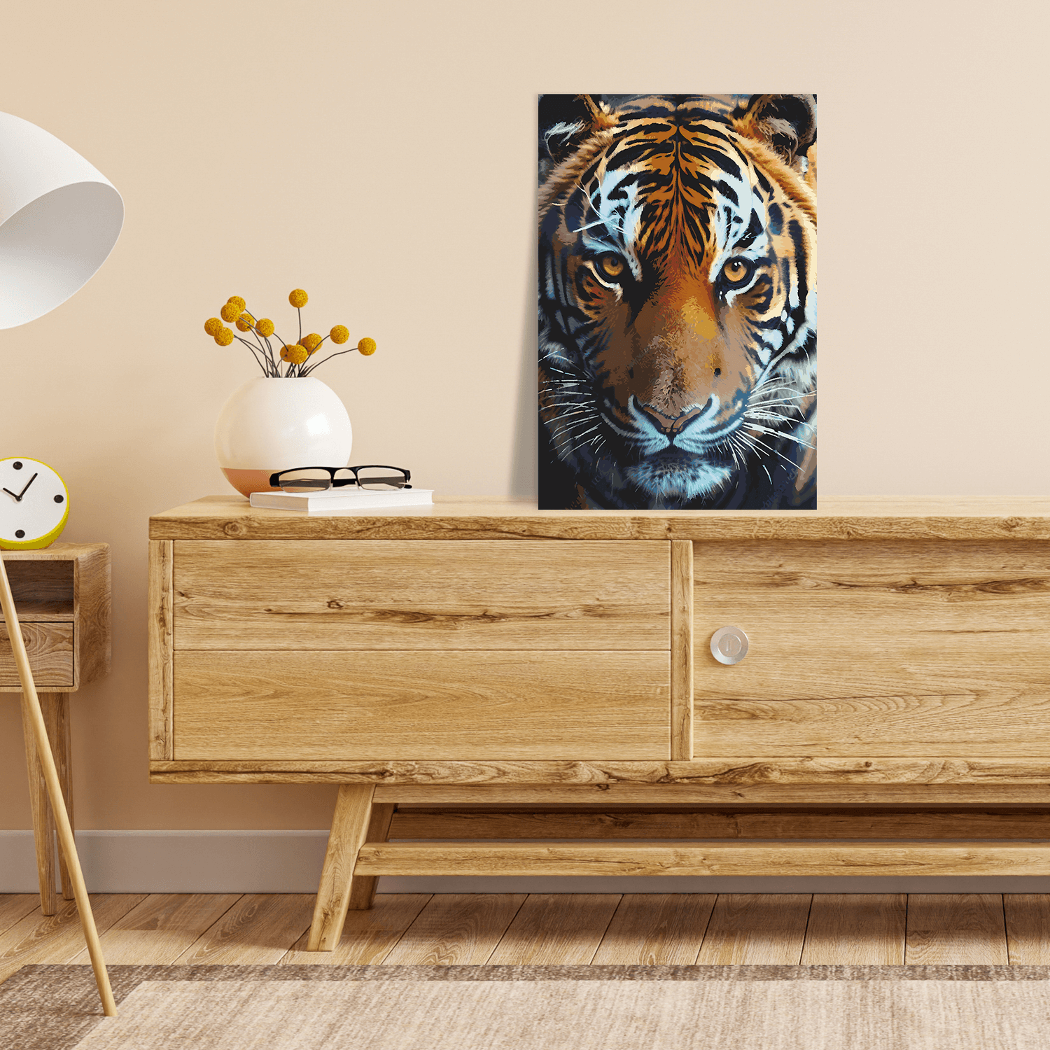 Malen nach Zahlen - Tiger Talha