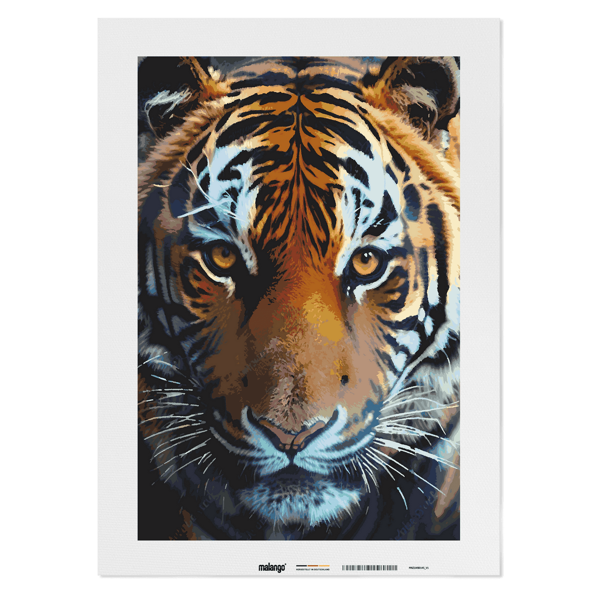 Malen nach Zahlen - Tiger Talha