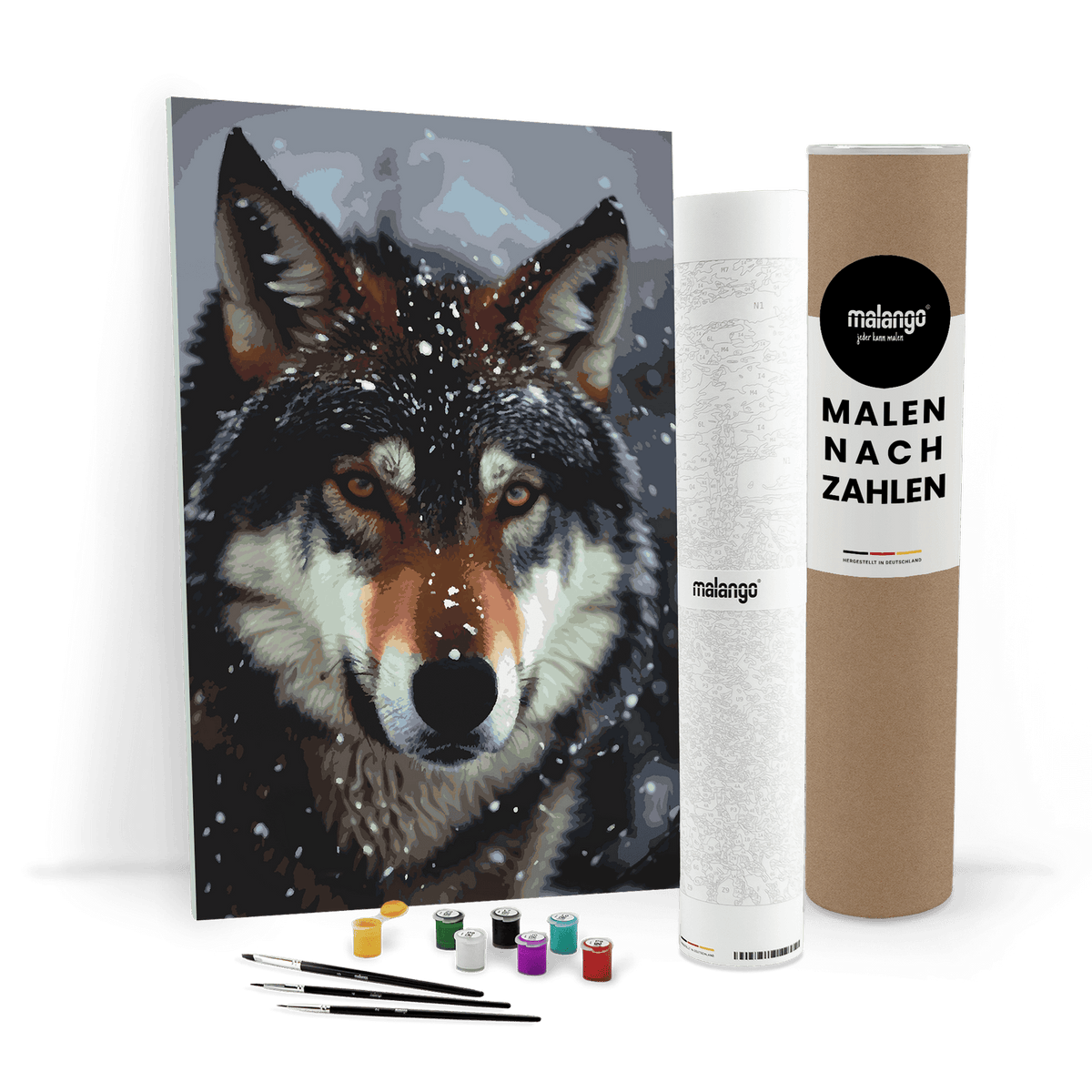 Malen nach Zahlen - Wolf Waldo