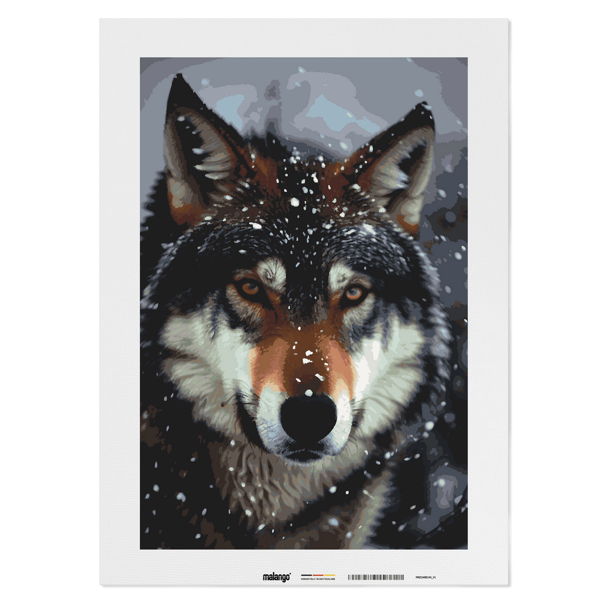 Malen nach Zahlen - Wolf Waldo