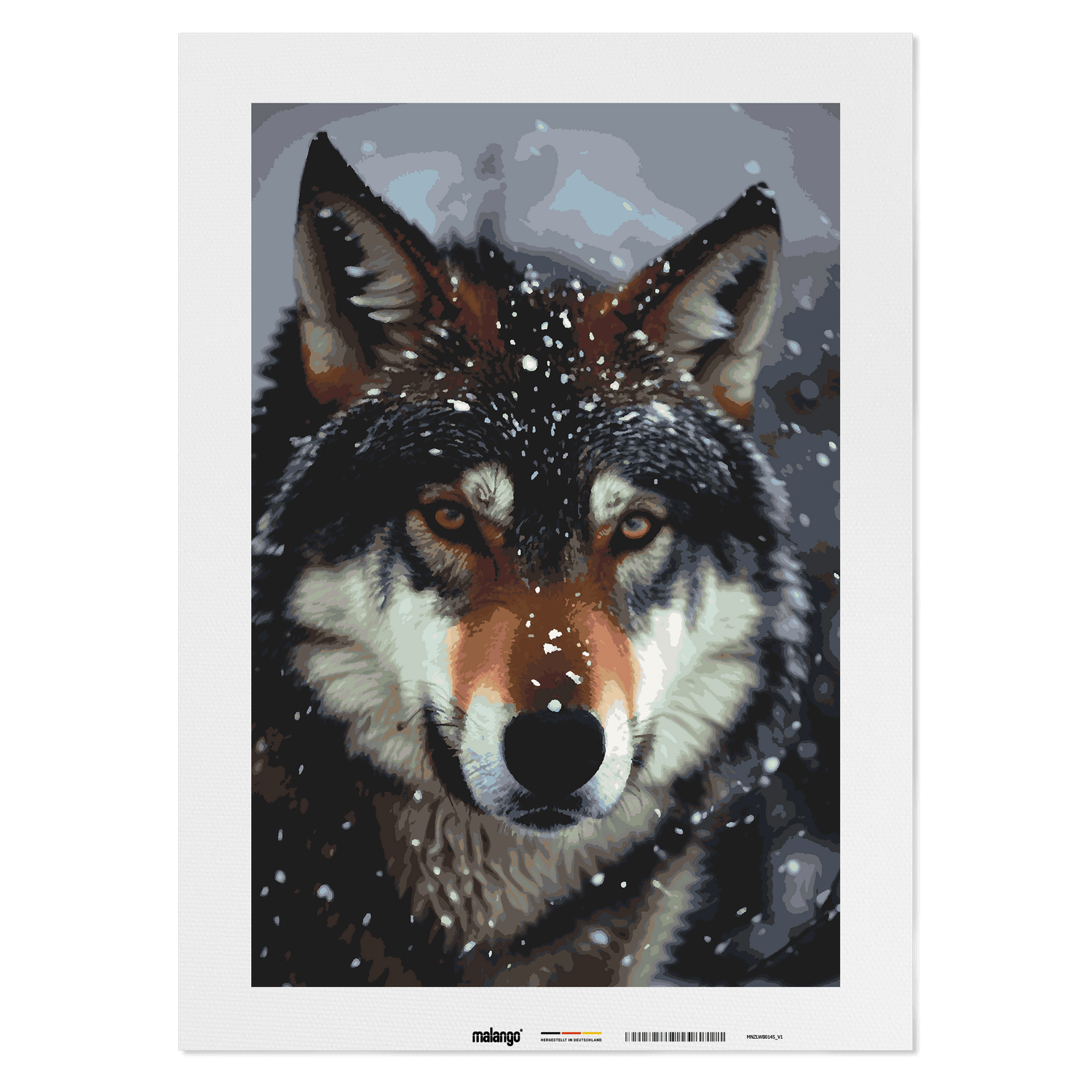 Malen nach Zahlen - Wolf Waldo