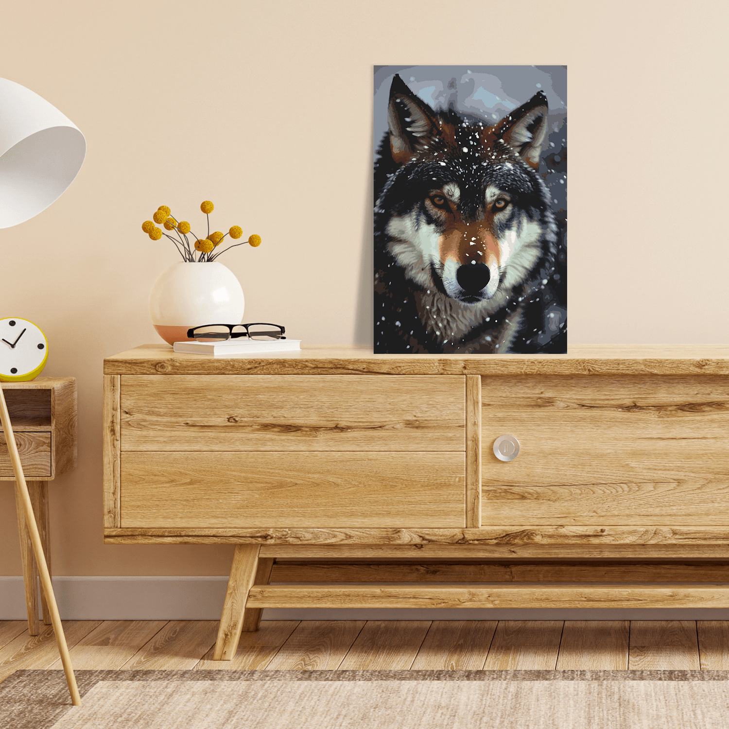 Malen nach Zahlen - Wolf Waldo