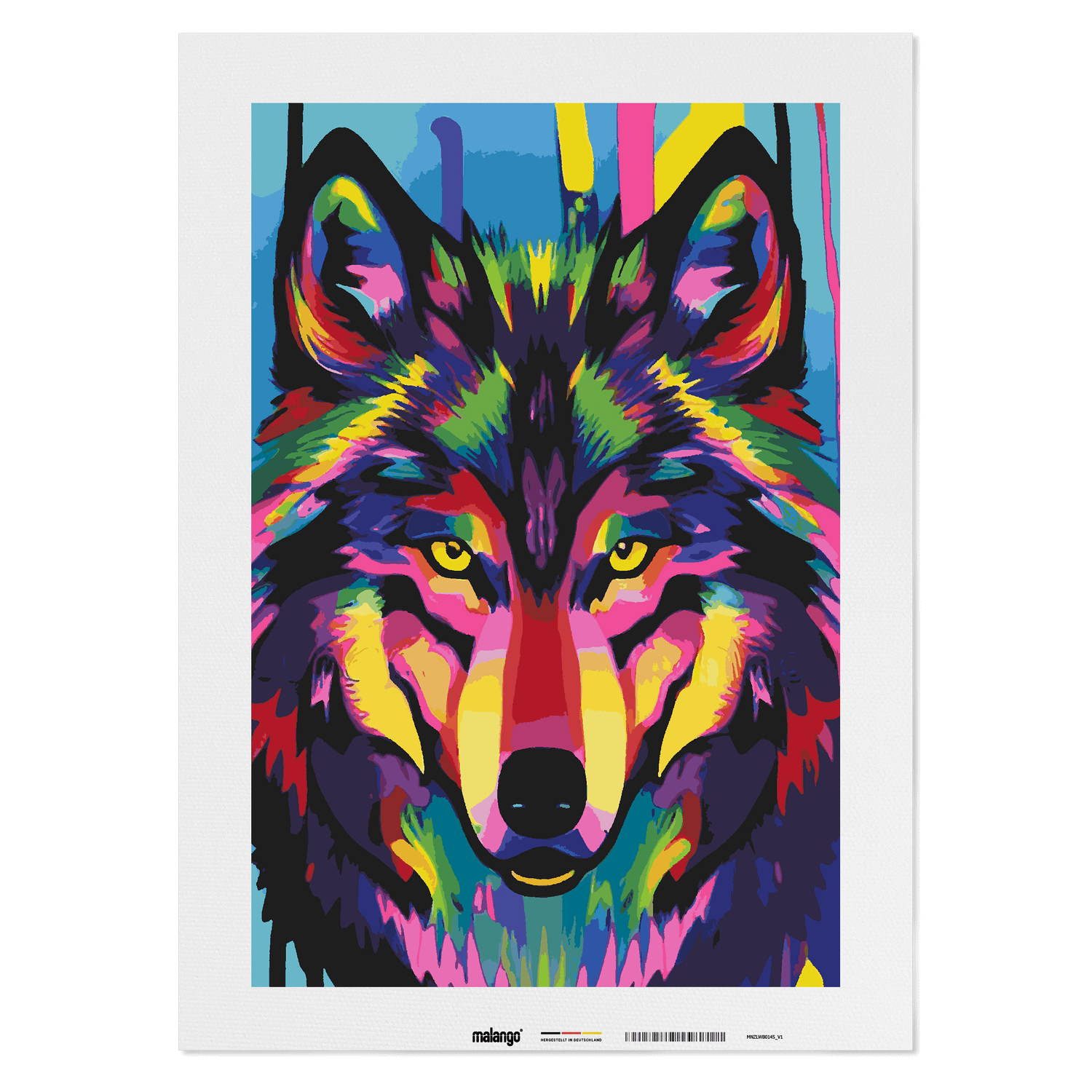Malen nach Zahlen - Wolf Wilko