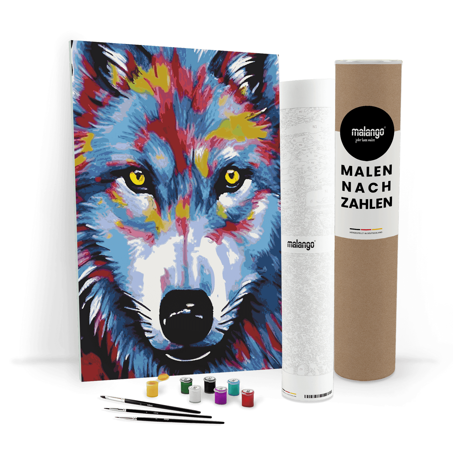 Malen nach Zahlen - Wolf Woody