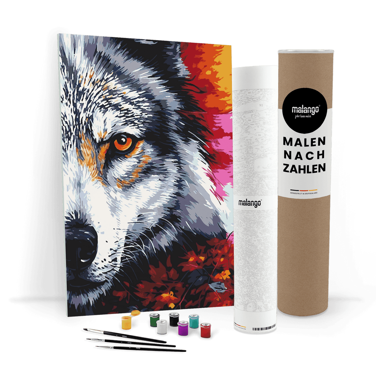Malen nach Zahlen - Wolf Wynona