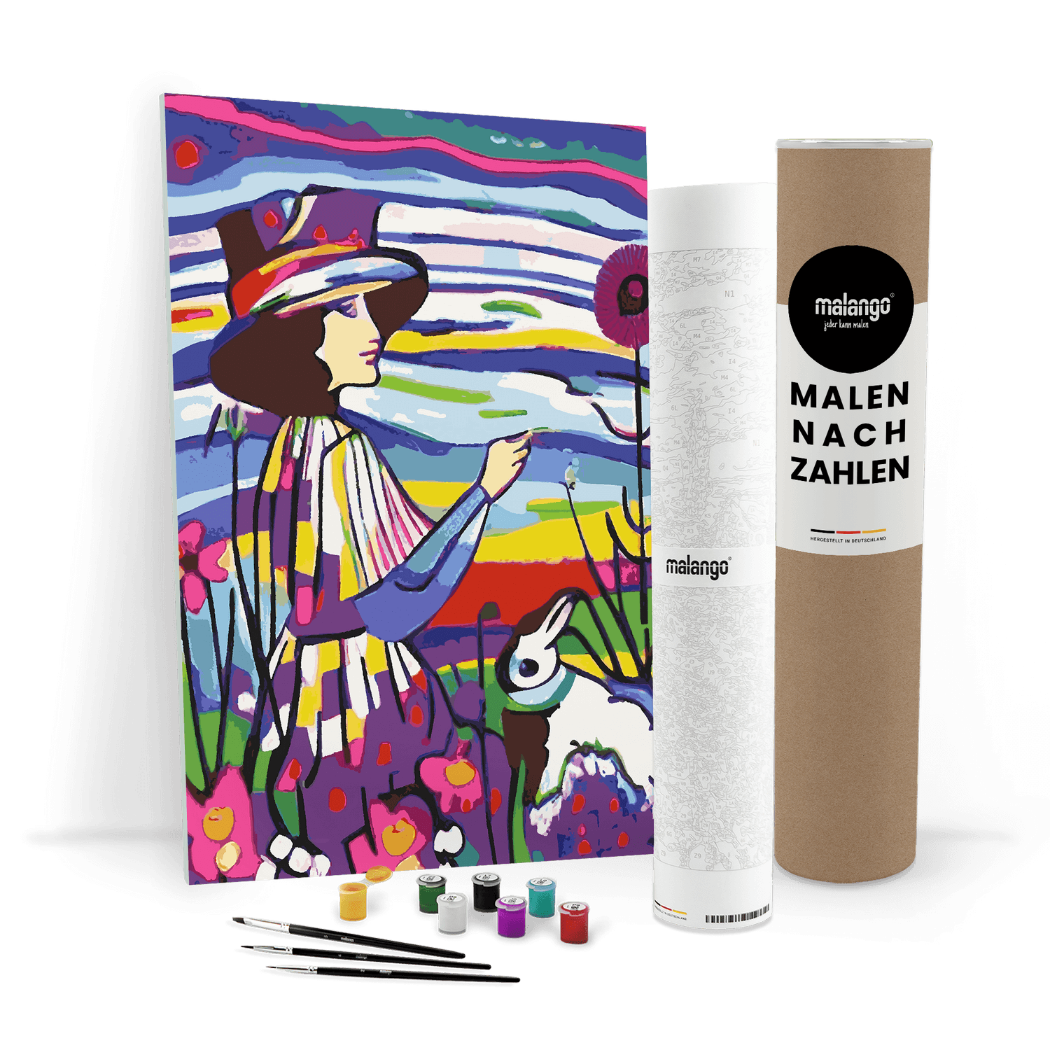 Malen nach Zahlen - Alicia im Regenbogenland