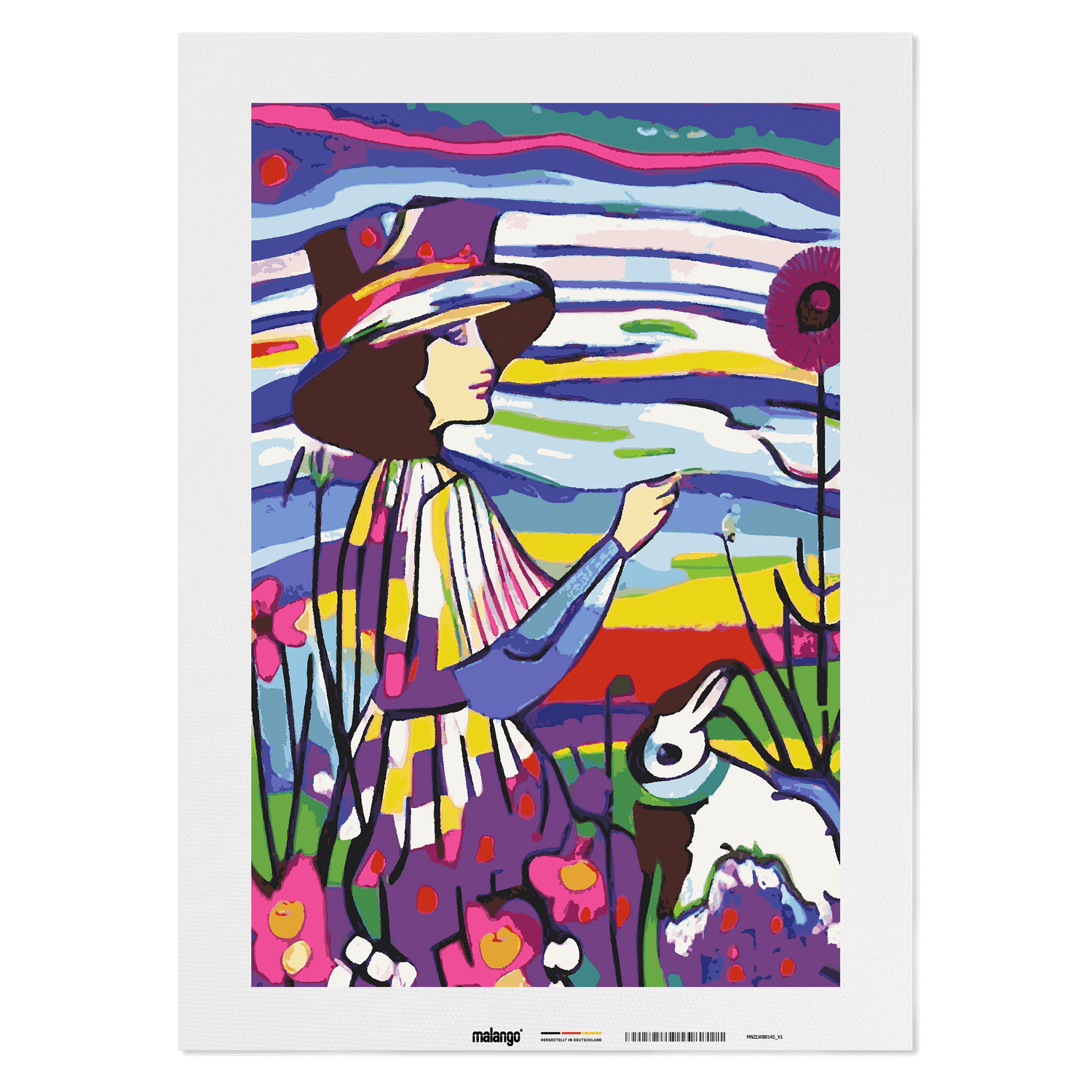 Malen nach Zahlen - Alicia im Regenbogenland