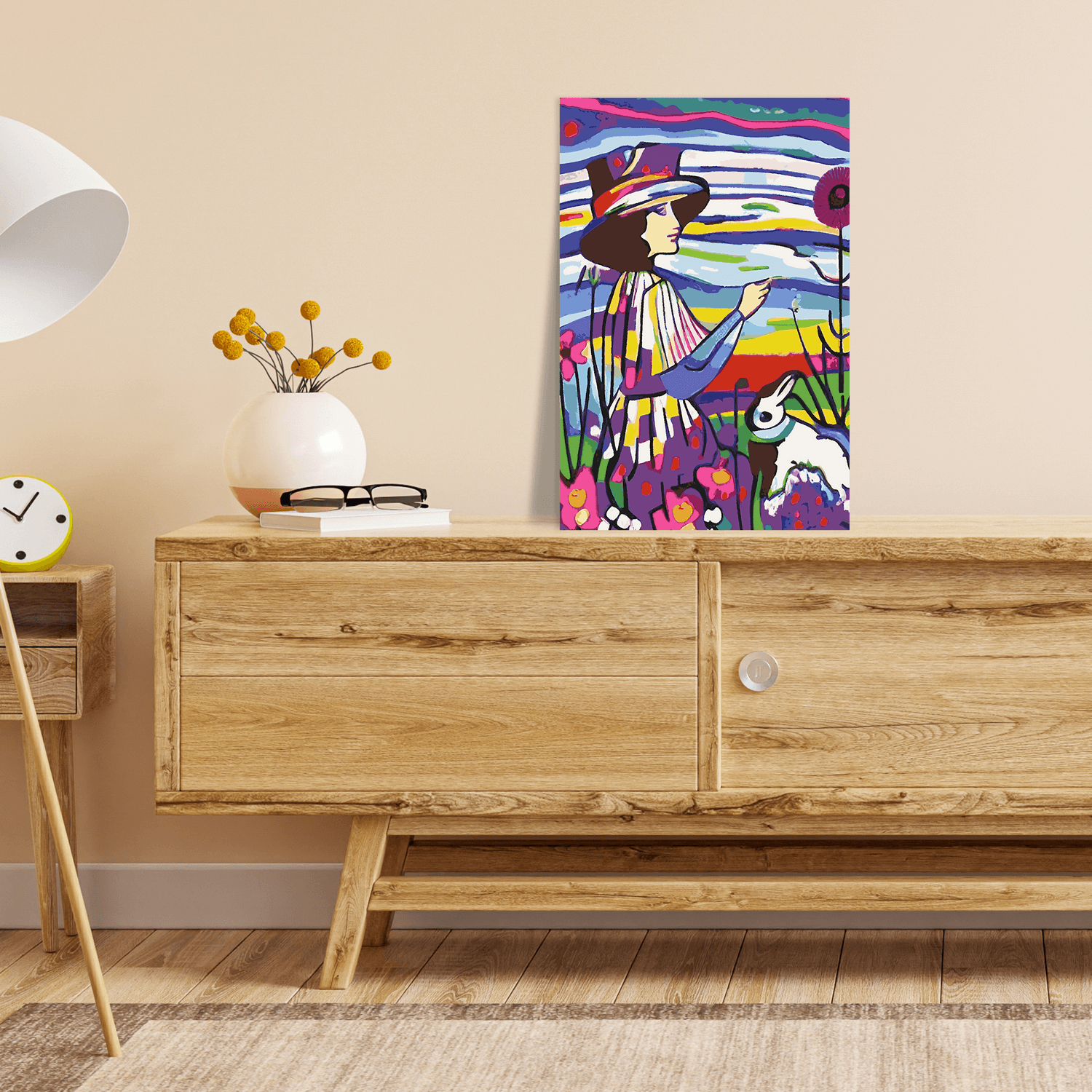 Malen nach Zahlen - Alicia im Regenbogenland