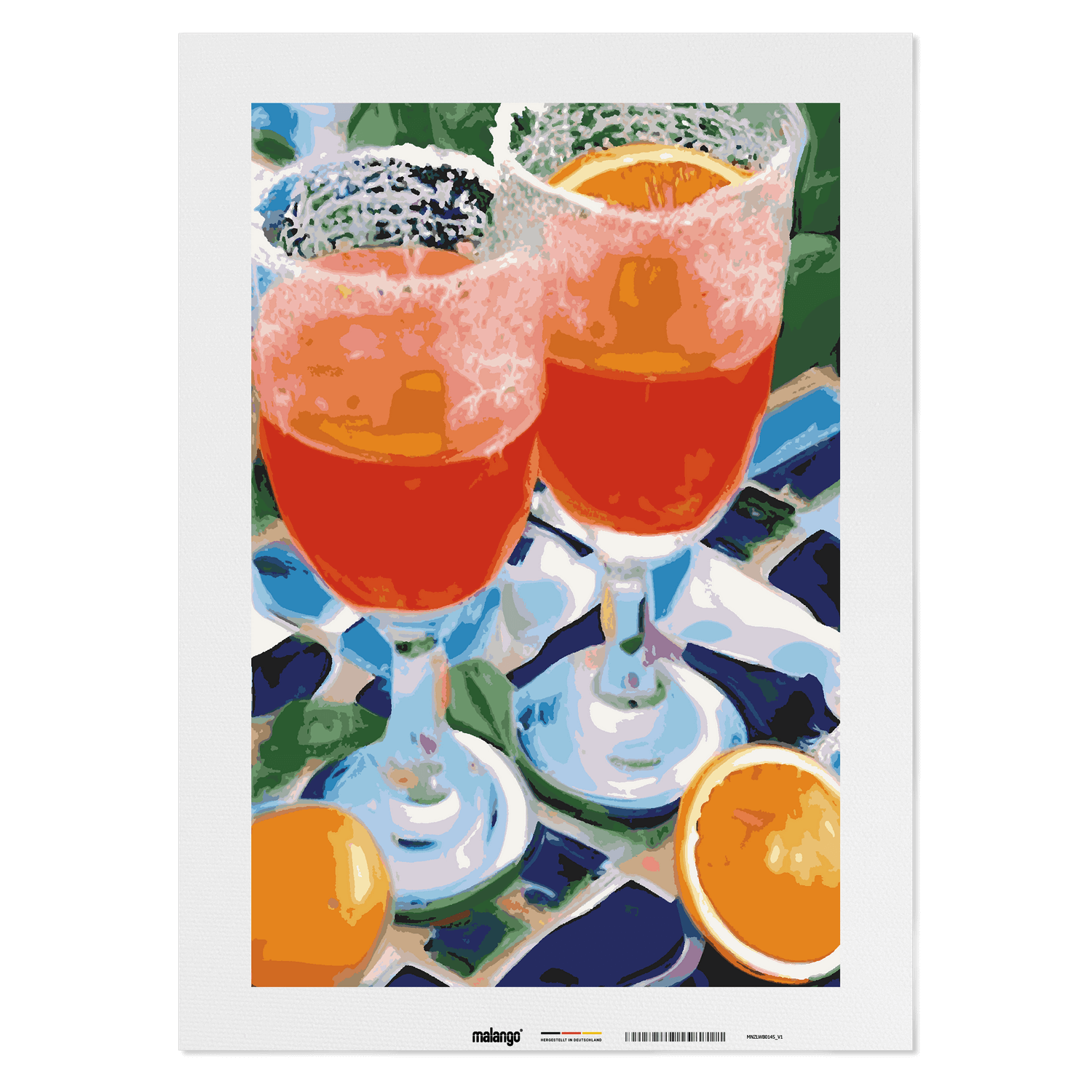 Malen nach Zahlen - Aperol Spritz