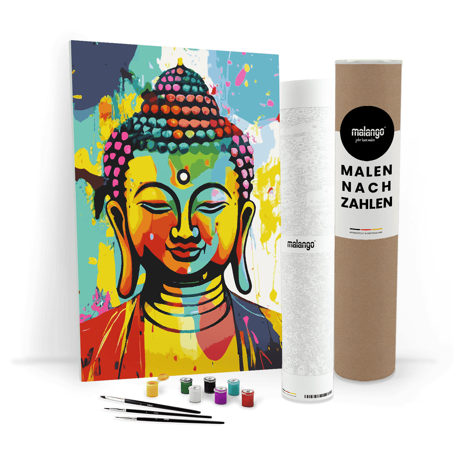 Malen nach Zahlen - Buddha Ben