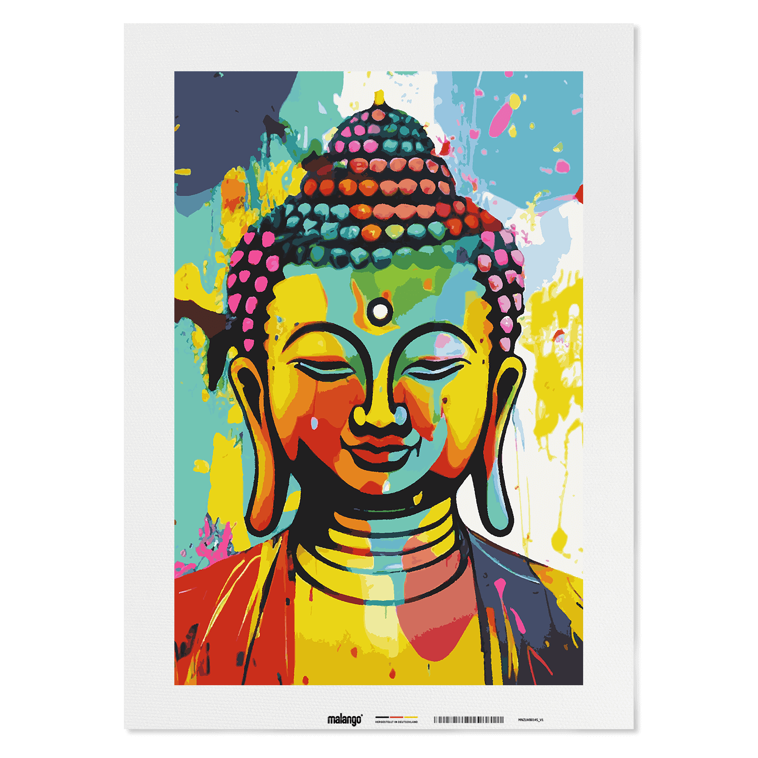 Malen nach Zahlen - Buddha Ben