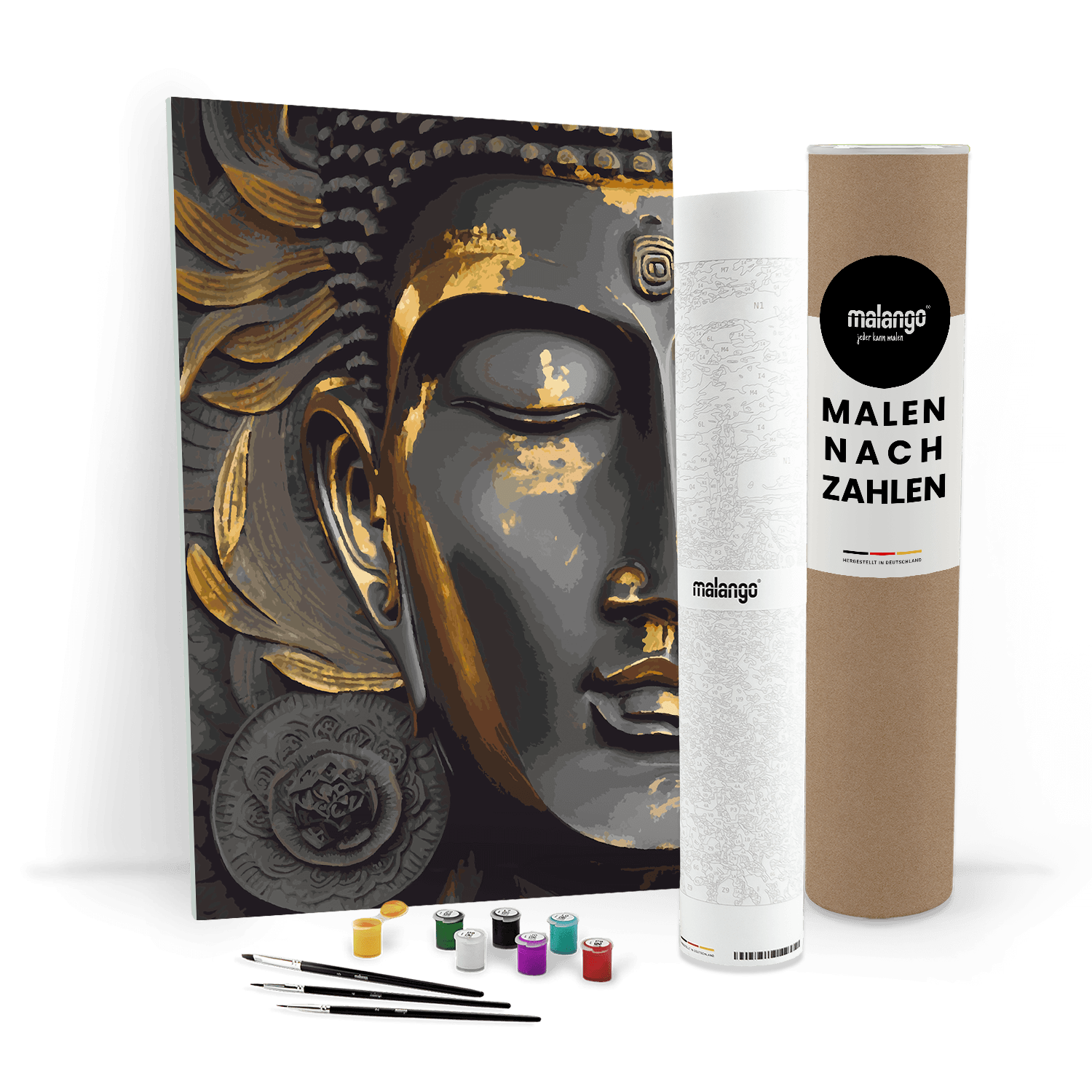 Malen nach Zahlen - Buddha Bing