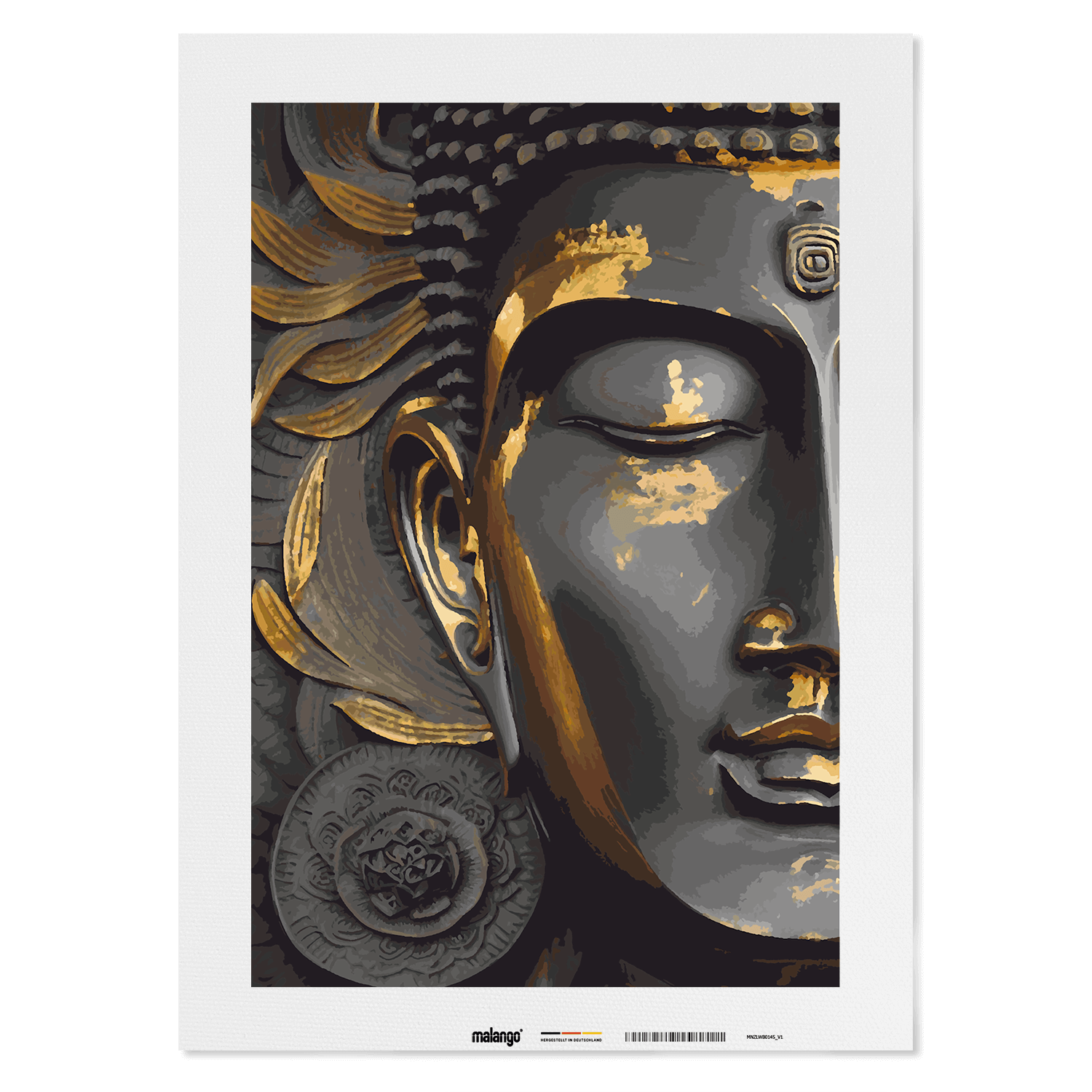 Malen nach Zahlen - Buddha Bing