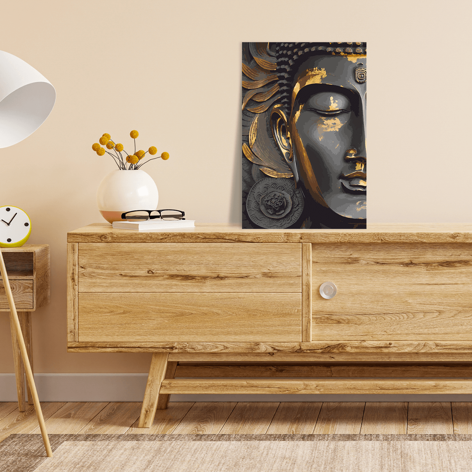 Malen nach Zahlen - Buddha Bing